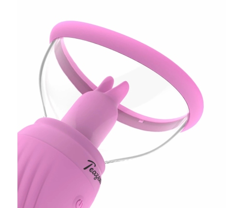 Teazers Suction Cup Intimate Stimulator with Dual Vibration Modes Pink