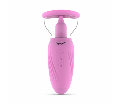 Teazers Suction Cup Intimate Stimulator with Dual Vibration Modes Pink