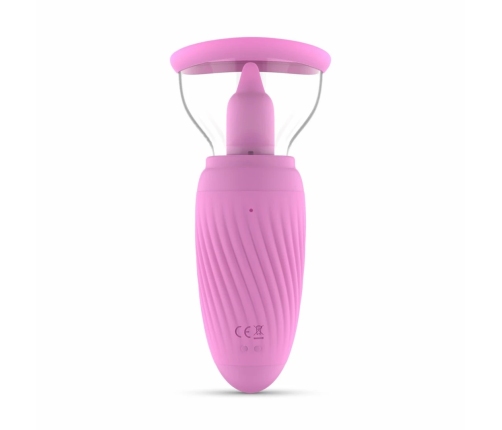 Teazers Suction Cup Intimate Stimulator with Dual Vibration Modes Pink
