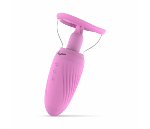 Teazers Suction Cup Intimate Stimulator with Dual Vibration Modes Pink