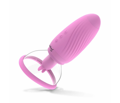Teazers Suction Cup Intimate Stimulator with Dual Vibration Modes Pink