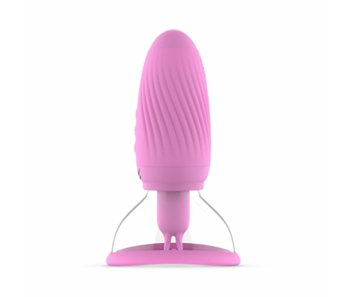 Teazers Suction Cup Intimate Stimulator with Dual Vibration Modes Pink