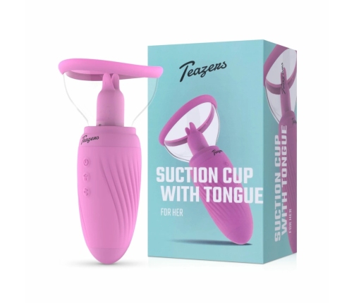 Teazers Suction Cup Intimate Stimulator with Dual Vibration Modes Pink