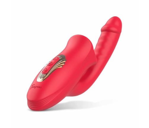 Teazers Multi-Function Vibrating Massager with Clitoral Stimulator Pink