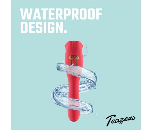 Teazers Dual-Action Intimate Device with Licking Function, Pink