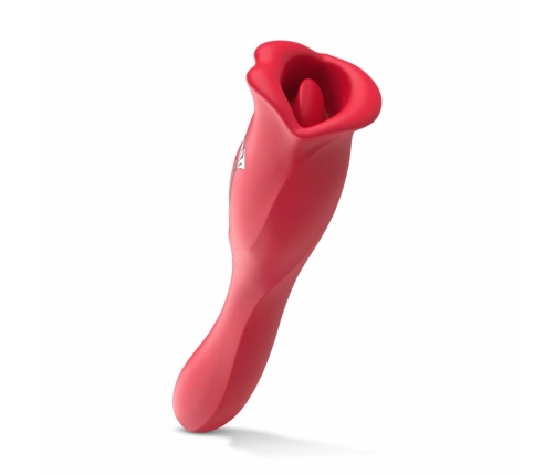 Teazers Dual-Action Intimate Device with Licking Function, Pink
