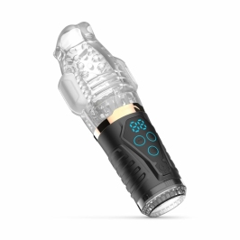 Teazers Intimate Device Thrusting Vibrating Rotating Black USB Rechargeable