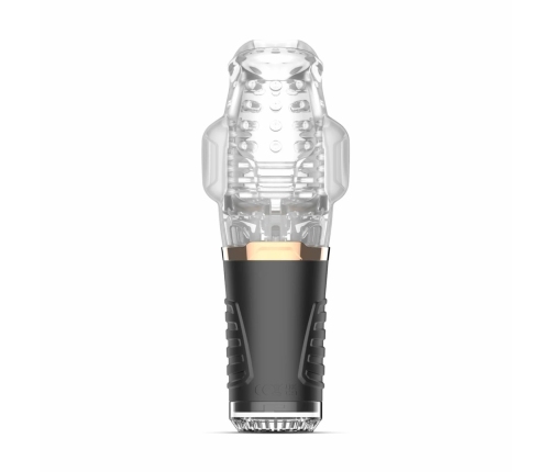 Teazers Intimate Device Thrusting Vibrating Rotating Black USB Rechargeable