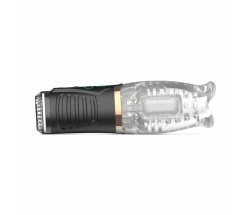 Teazers Intimate Device Thrusting Vibrating Rotating Black USB Rechargeable