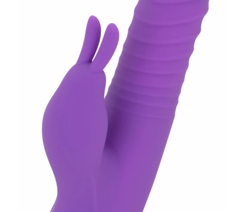 Teazers Heating Rabbit Intimate Massager Dual Motor Silicone Purple
