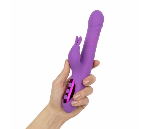 Teazers Heating Rabbit Intimate Massager Dual Motor Silicone Purple