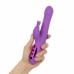 Teazers Heating Rabbit Intimate Massager Dual Motor Silicone Purple