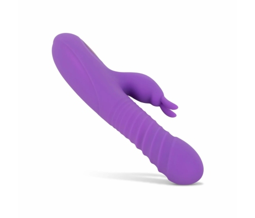 Teazers Heating Rabbit Intimate Massager Dual Motor Silicone Purple