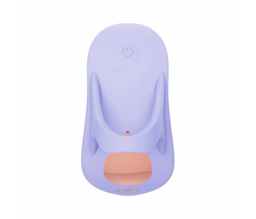 Teazers Finger Vibrator Purple - Precision Tapping, 10 Modes, Compact Design