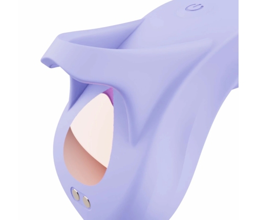 Teazers Finger Vibrator Purple - Precision Tapping, 10 Modes, Compact Design