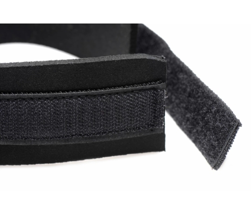 Frisky Adjustable Neoprene Collar & Nylon Leash Set, Black, 116cm
