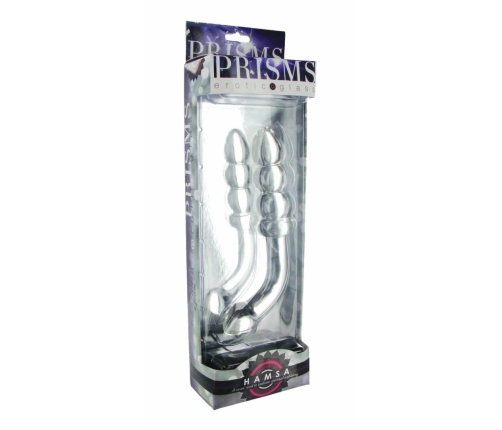 Prisms Hamsa Glass Model - Anatomical Transparent Glass Accessory