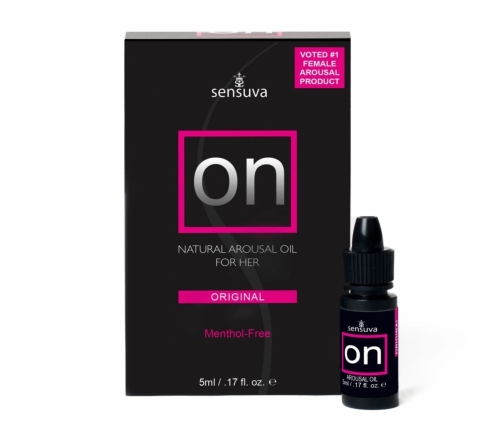 Sensuva On For Her Ultra Intimate Oil 5 ml — Enhanced Botanical Formula