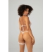 Renee Body Set White - Elegant Open Design, Floral Lace, Elastic Fit