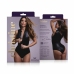 Christine Xenna Wetlook Bodysuit with 2-Way Zipper, Black, S/M