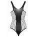 Obsessive Jezzy Body - Black, Elegant Patterned Lingerie