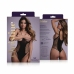 Obsessive Jezzy Body - Black, Elegant Patterned Lingerie