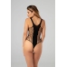 Obsessive Jezzy Body - Black, Elegant Patterned Lingerie