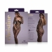 Passion Safiya Fishnet Bodystocking, Open Design, Black, One Size