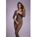 Passion Safiya Fishnet Bodystocking, Open Design, Black, One Size