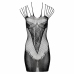 Riana Glitter Dress Black - Elegant Shimmering Eveningwear by Dreamgirl