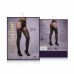 Passion Tula Black Mesh Suspender-Style Pantyhose, High Elasticity