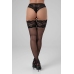 Like Me Hold-Up Stockings 20 Denier with Luxury Lace Top Black