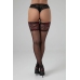 Exclusive Love Me More Black Stay-Up Stockings 15 Denier Lace Band