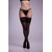 Exclusive Love Me More Black Stay-Up Stockings 15 Denier Lace Band