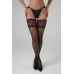 Exclusive Love Me More Black Stay-Up Stockings 15 Denier Lace Band