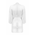 Vixen Lingerie Lace Kimono Set Flower White - Sheer Elegant Robe & String
