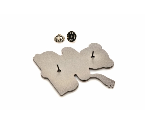 XR Brands BDSM Bear Enamel Pin - Playful Collectible Accessory