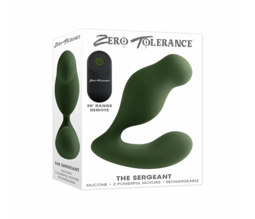 Evolved The Sergeant Intimate Prostate Massager Silicone Black