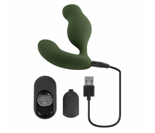Evolved The Sergeant Intimate Prostate Massager Silicone Black