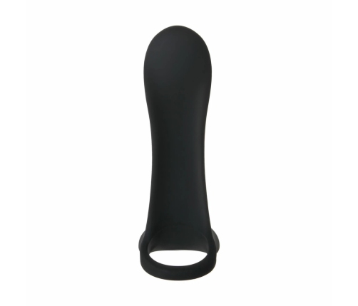 Evolved Cock Armor Rechargeable Silicone Vibrating Ring Black