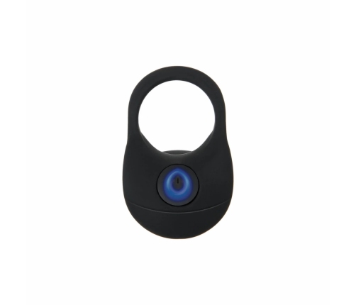 Evolved Cock Armor Rechargeable Silicone Vibrating Ring Black