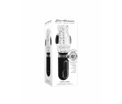 Evolved Novelties Thrill Ride Black Rotating & Thrusting Intimate Machine