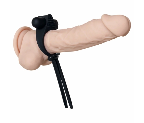 Evolved Black Tie Affair Adjustable Vibrating Ring Black 10 Modes