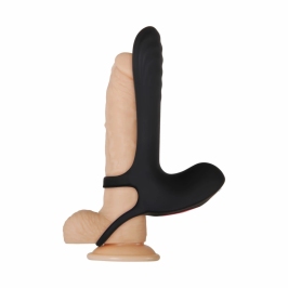 Evolved Vibrating Enhancement Ring Black - Adjustable, 9-Mode, Waterproof