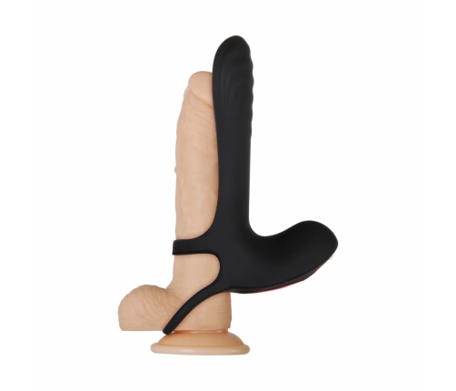 Evolved Vibrating Enhancement Ring Black - Adjustable, 9-Mode, Waterproof
