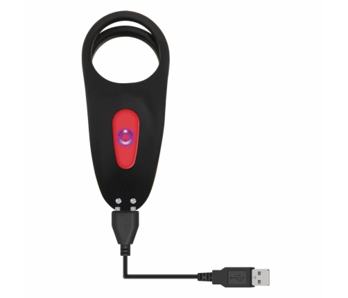 Evolved Vibrating Enhancement Ring Black - Adjustable, 9-Mode, Waterproof