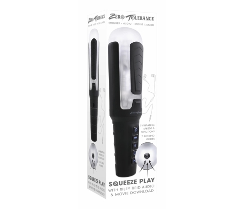 Evolved Squeeze Play Riley Reid Intimate Machine with Audio & 7 Modes