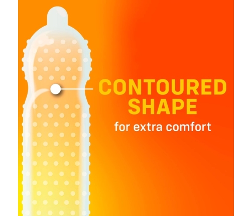 ONE Super Studs 12-Pack - Textured Latex Protective Covers, Vegan, 53 mm