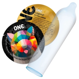 ONE Legend Extra Large Condoms 12-Pack, Sensatex, Vegan, 56mm