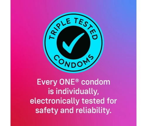 ONE Tattoo Touch 12 pcs Colorful Textured Vegan Latex Condoms